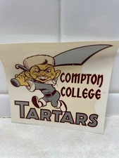 Vintage Angelus Decal Compton College Tartars - California