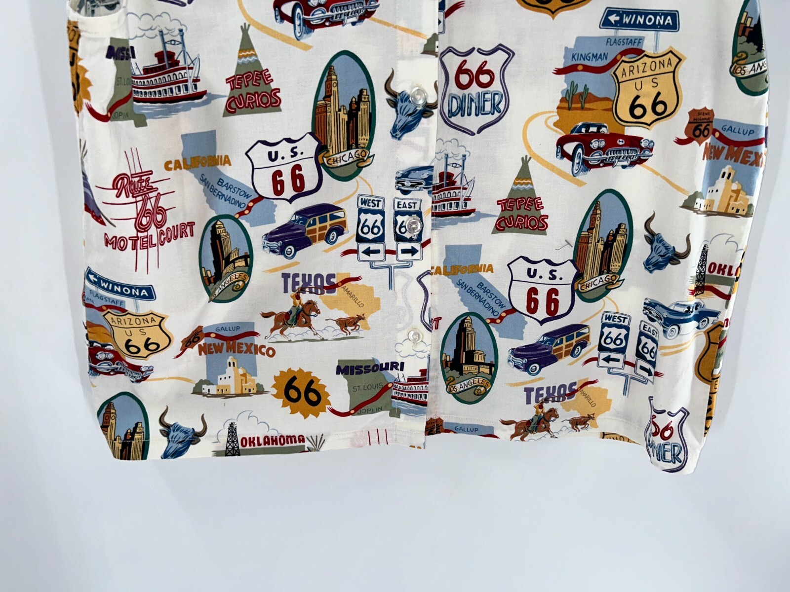 Women's Unbranded Vintage Route 66 Sleeveless Box… - image 3