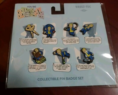 Fallout - Vault-Tec Collectible Pin Badge Set - SPECIAL
