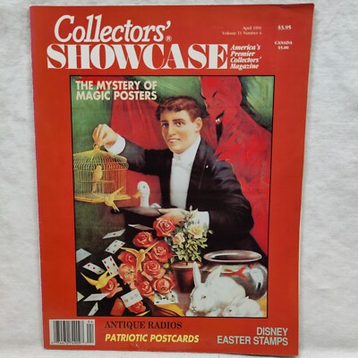 Collectors  Showcase Magazine April 1991 Vol 11 No 4 Rare Vtg Antiques