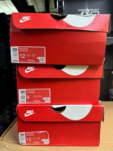 Original Nike Air Flight 89® (Herren Größe: UK 8 & 11) White / Dark Obsidian - Bild 7 von 8