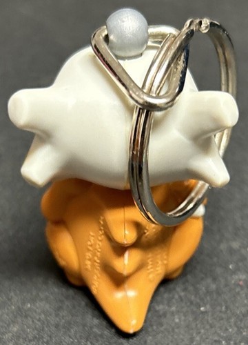 Cubone Dinosaur Burger King Nintendo Pokemon Keychain Key Ring Figure 1999 Used - Picture 2 of 7