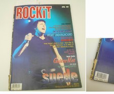 Brett Anderson, Aerosmith, Michael Hutchence, Stevie Ray Vaughan,rare Korean mag