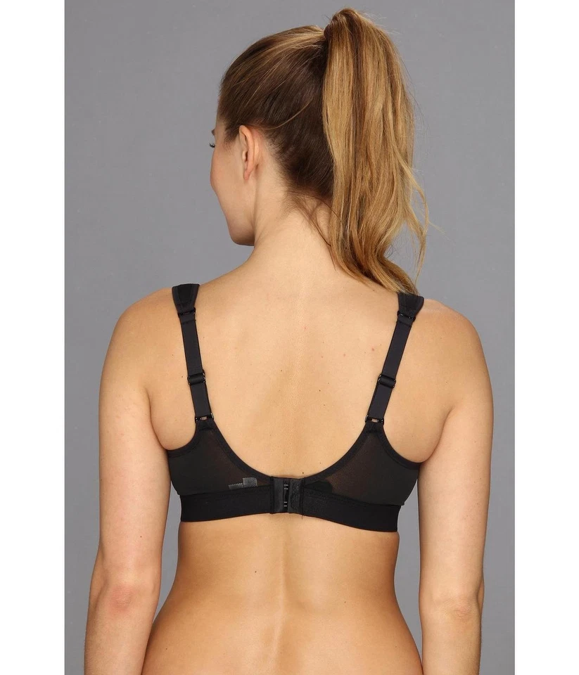 SUJETADOR DEPORTIVO CLÁSICO AMORTIGUADOR SIN CABLES NEGRO #SN102 TALLA 32 ¡NUEVO! $59 Foto 4 de 4