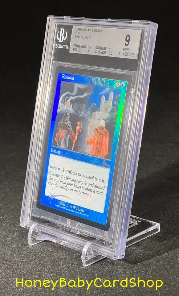 MTG Urza's Legacy Foil 1999 Rebuild BGS 9.0Q++ (Quad++) MINT Silver Age Staple - Image 3 of 4