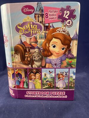 NEW Jigsaw Puzzle Storybook Disney SOFIA THE FIRST Features 8 Panels 96 ...