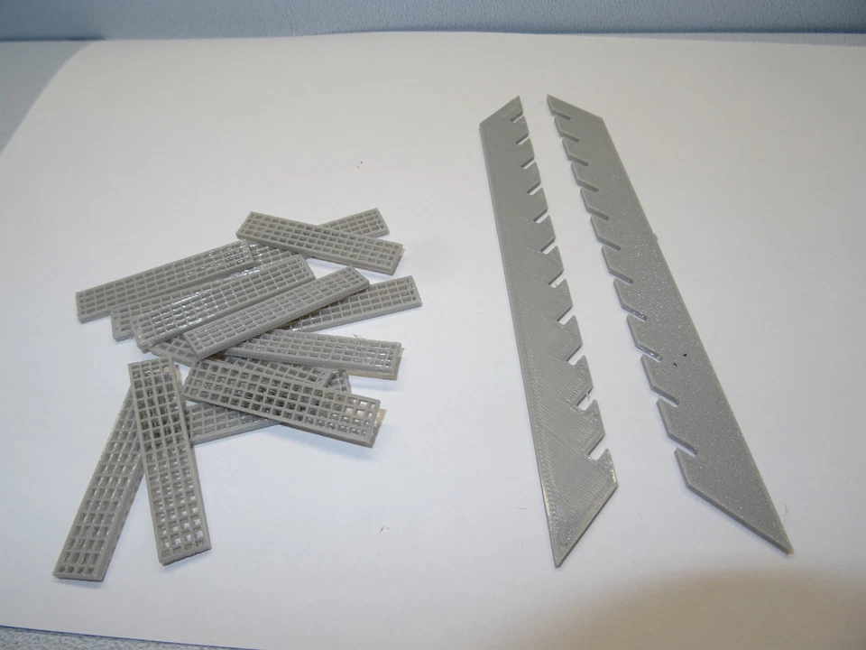 Neuheit Spur G Metalltreppe Gitterstufen Bausatz 1:22,5 Modelleisenbahn Diorama - Bild 4 von 4