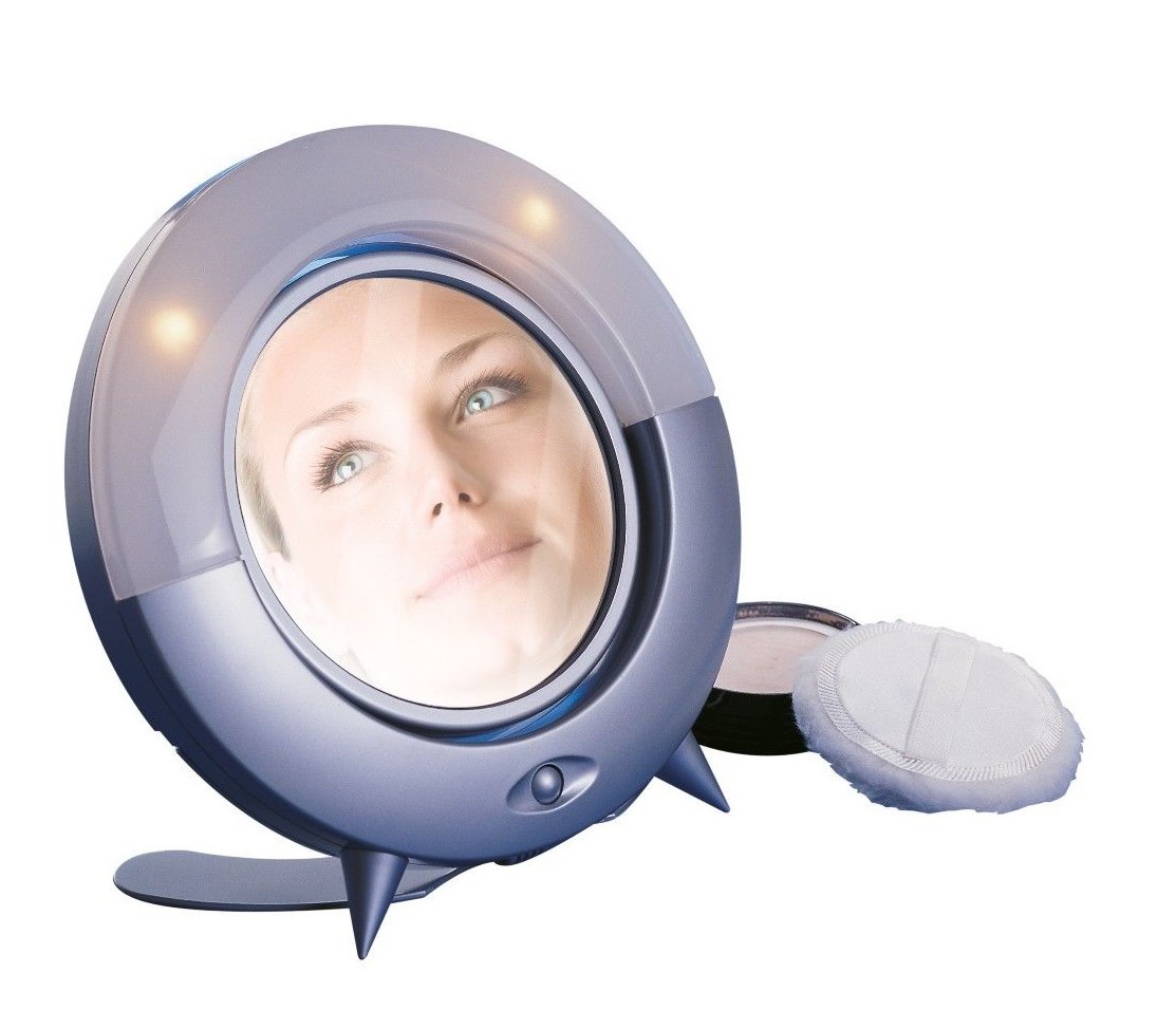 Light Up LED Make Up Mirror Vanity Bathroom Shaving Mirror Dual Side Magnifying