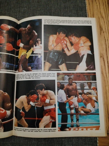 Sugar Ray Leonard KO Boxing Magazine March 1988! - Picture 3 of 5