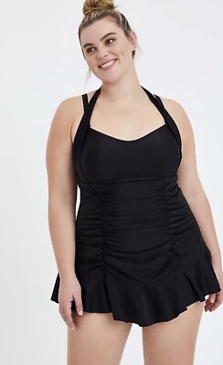 plus size halter swim dress Unique Vintage Black and water sports Magicsuit Plus Size Yvonne Swim