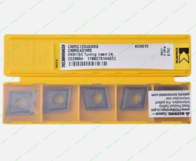 Kennametal CNMG120404MS KC5010 CNMG431MS KC5010 carbide inserts 10pcs