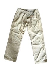 Gaastra nautical supplies pantaloni vela marrone fustagno trousers size W33 L32