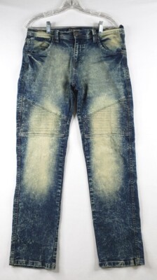 Encrypted Jeans Men s Size 32 x 32 Acid Wash Distressed Jeans