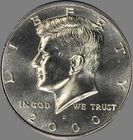 2000 P & D Kennedy Half pair Choice/Gem Bu Set