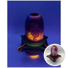 Fenton HP Ruby Stretch 3 Piece Fairy Light - Lamp Glows With 395 & 365 Nm Light
