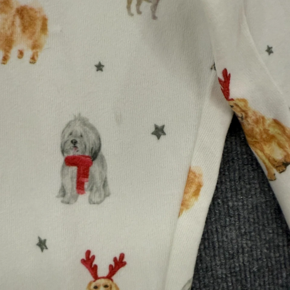 Pantalones de pijama PJ Salvage para mujer grandes Navidad estampado de perro joggers salón acogedor Foto 4 de 4