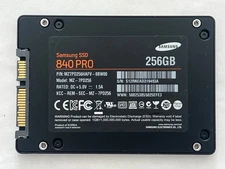 Samsung 840 Pro 256GB SSD 2.5" SATA III MZ-7PD256 - Health Status Good 99%