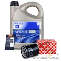 Febi ÖLfilter +5L 5W-30 FÜR Opel Adam Astra Corsa Insignia Karl Mokka 1.0 - 2.0