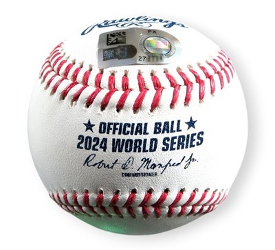 Mookie Betts Signed Autographed Baseball 2024 World Series Dodgers