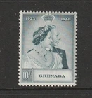 (A721) Grenada - George VI 1948 Silver Wedding 10s Mint