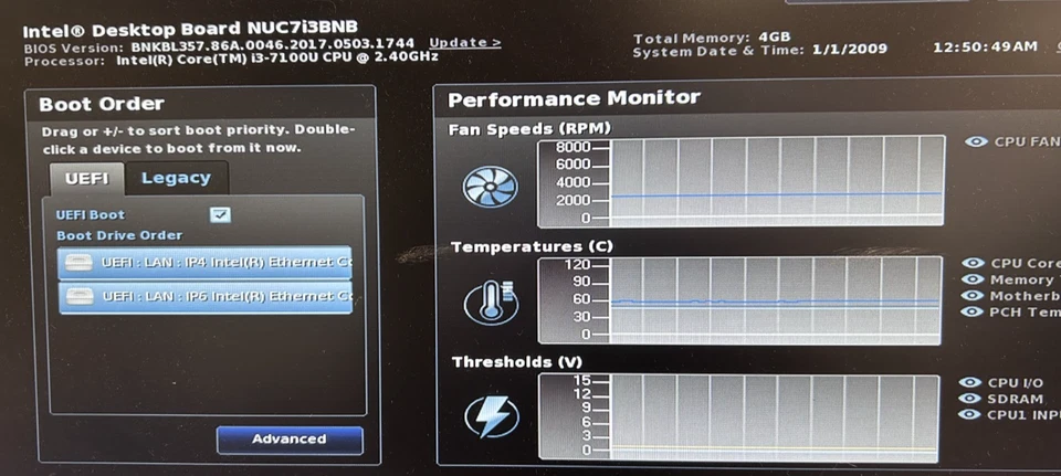 Intel NUC7i3NBK Core i3-7100U 2,4 ГГц 4 ГБ m.2 256 ГБ NoOS Win10 Iot Ent 2016 сертификат подлинности - Изображение 2 из 4