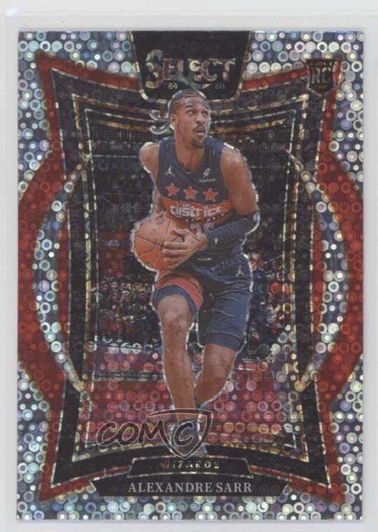 2024-25 Panini Select Concourse Disco Prizm Alexandre Sarr #73 9p5