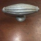 6 Antique Elegant Tuscany Pewter Oblong 3” Drawer Pulls Made In England — photo 3