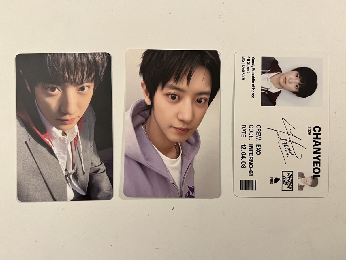 EXO フォトカード　メッセージサイン　10枚セット　セフン　レイ　チャニョル EXO 2026 Season's Greeting CHANYEOL Photo Card Set | eBay