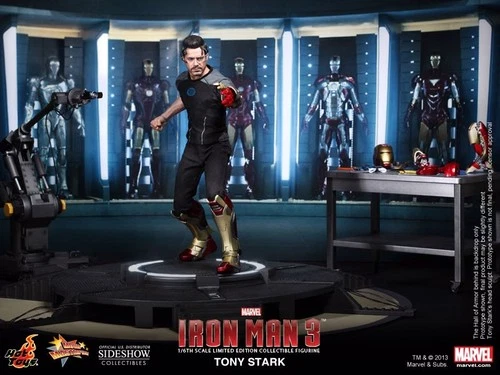 Tony Stark Iron Man 3 Hot Toy 1/6 Scale