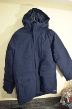 Lands’ End SQUALL 3 In 1 HEAVY Winter Insulated Jacket BOYS L 10 12 Blue $170