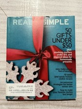 Real Simple Magazine Dec 2009 50 Gifts Under $50 Very Good 