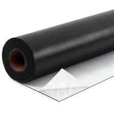 1 Roll EPDM Rubber Roofing Membrane 50 Mil, 39" X 15 Ft, Black