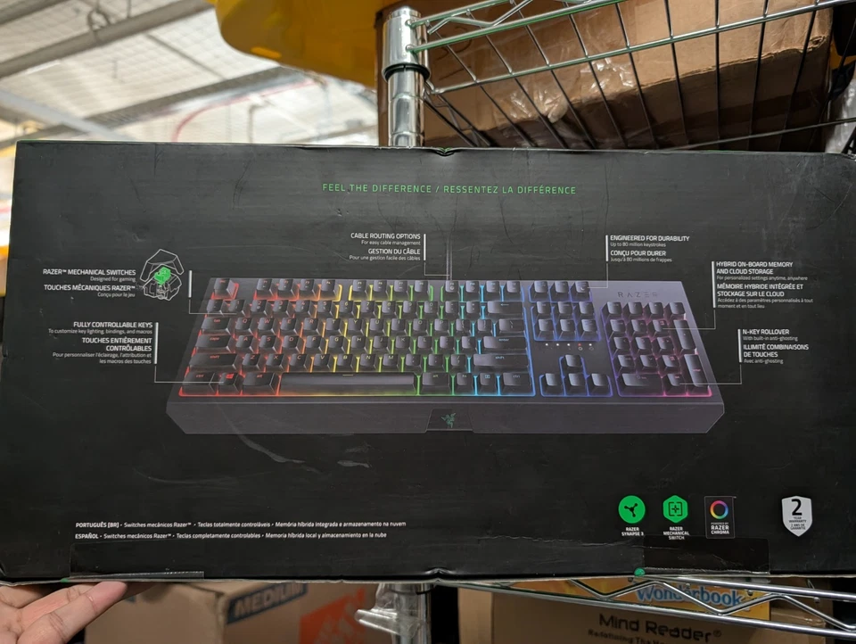 Razer - BlackWidow Wired Gaming Mechanical Green Switch Keyboard with RGB Chroma - Image 2 of 4