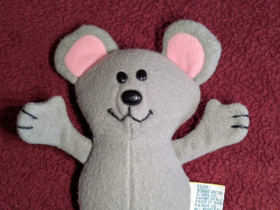 Vintage Garfield Squeak Mouse Dakin & Company 7" Plush 1981 Stuffed Animal - Image 2 of 4