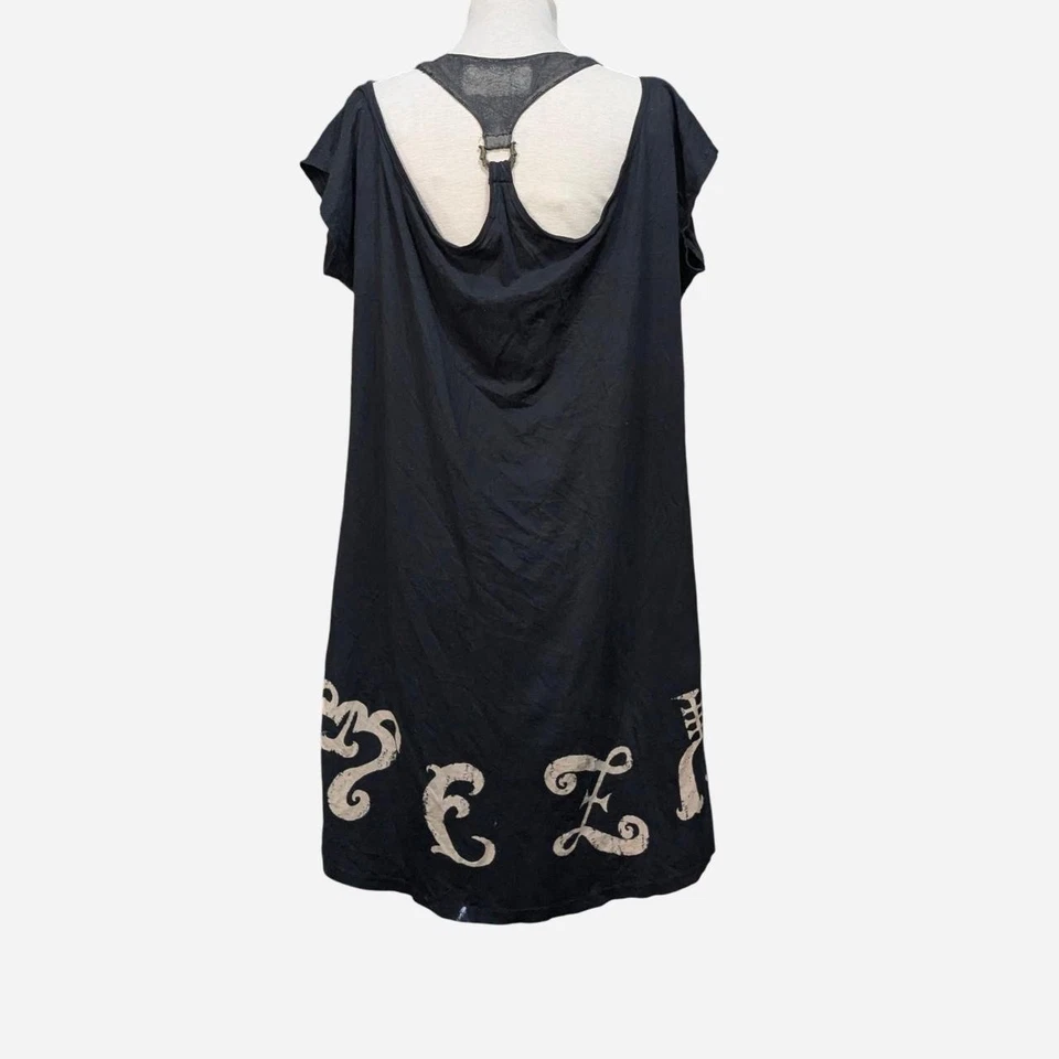 💀Lip Service Y2K Vintage Black Steampunk Top Loose Fit Size  Medium - Image 4 of 4