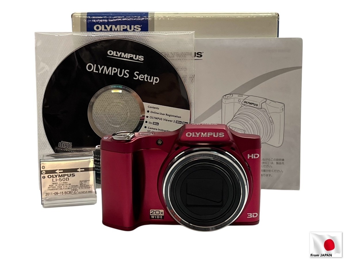 OLYMPUS　sz-11 Olympus SZ-11 14.0MP 20x Compact Digital Camera Red From JAPAN
