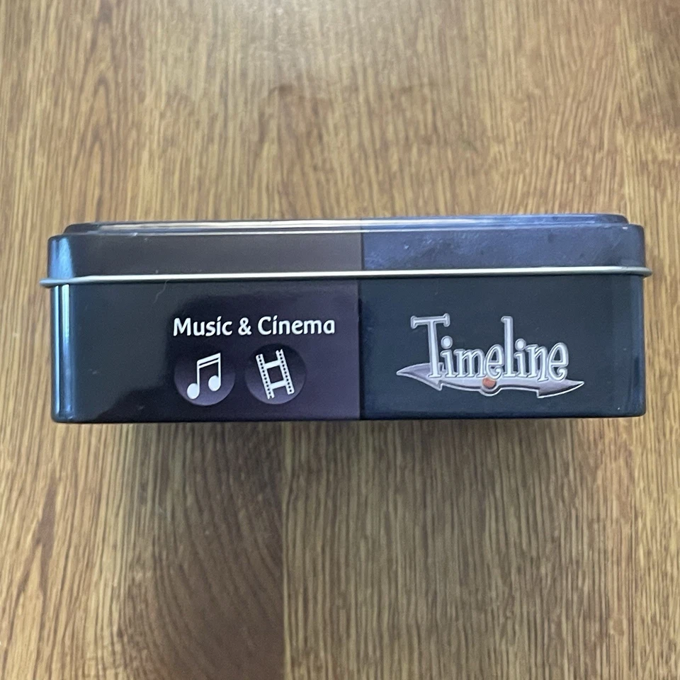 TIMELINE Music & Cinema Card Game Complete In Tin Asmobee 2013 Family Fun - Image 3 of 4