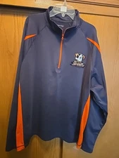 NHL Anaheim Ducks Mens SPORT TEK XL M 1/4 Zip Pullover Long Sleeve 