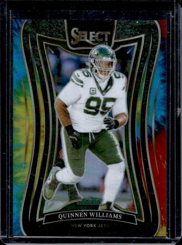 2024 Panini Select Quinnen Williams Suite Tie-Dye Prizm #/25 Jets