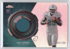 2013 Topps Chrome Rookie Relics Refractor 39/150 Dion Jordan #RR-DJ 1z6