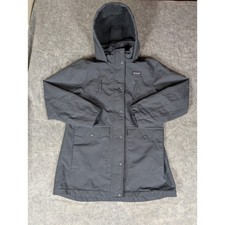 Patagonia Kids Insulated Waterproof Parka Jacket Gray Hooded Winter Warm