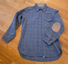 Vintage Pendleton Wool Trial Shirt Flannel 60s-70s Made In The USA Plaid Sz L