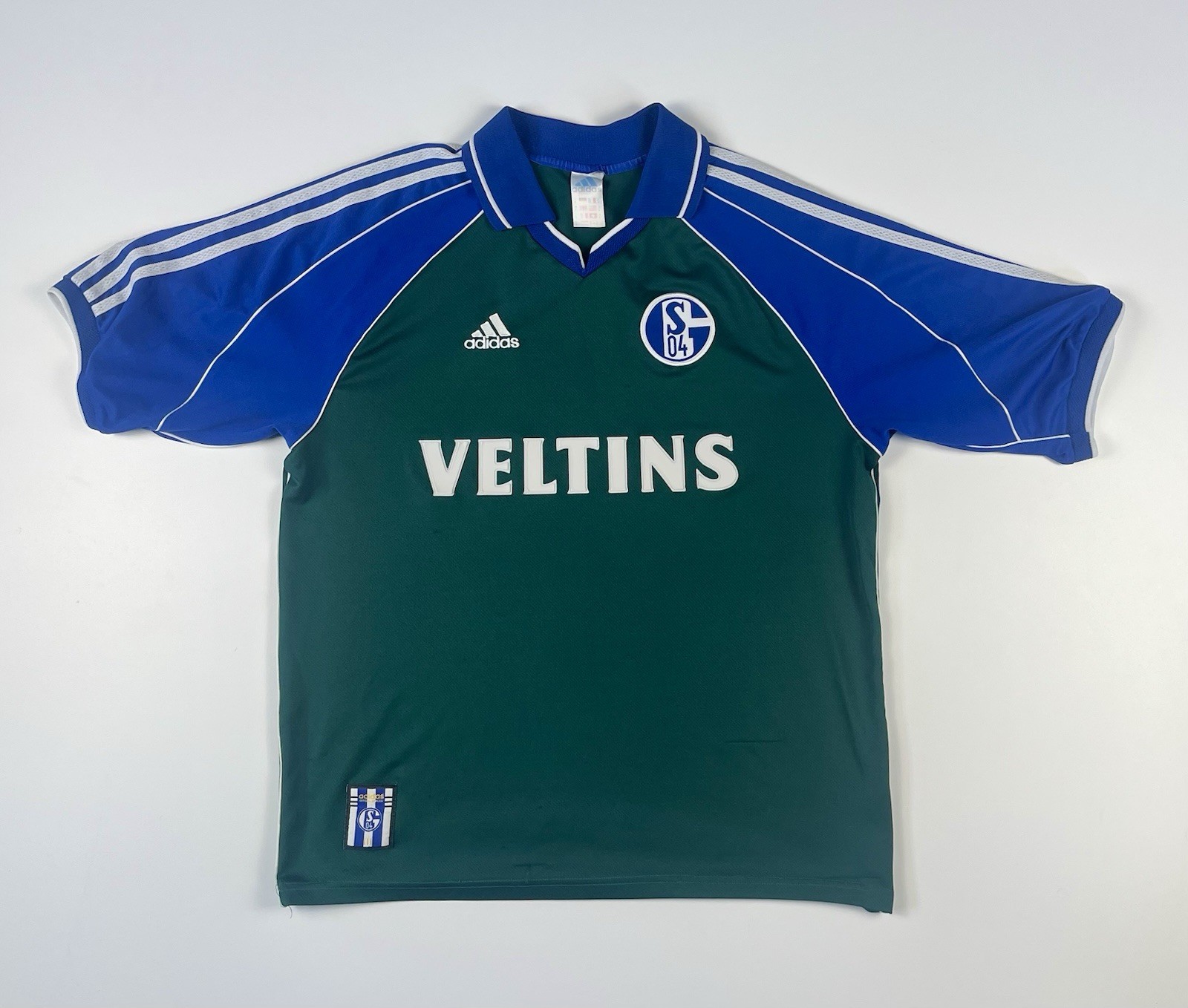 VTG 1999-2001 Schalke 04 Away Shirt Adidas Veltins Football Jersey Trikot M