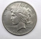 Cleaned 1921 Peace Silver Dollar S$1 US Coin You Grade It B1
