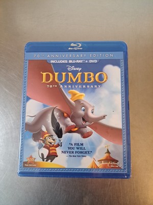 Disney Dumbo 70TH Anniversary Edition Blu ray DVD 2 Disc Combo Pack BRAND NEW 