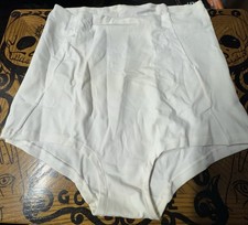 VINTAGE EXQUISITE MAGIC LADY PANTY GIRDLE  SIZE 9X.  XXL .  WHITE.