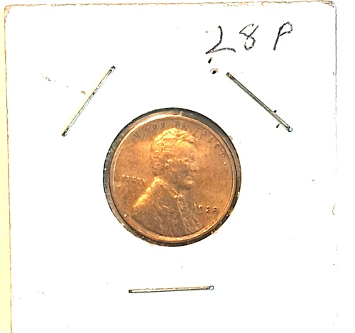 1928-P Lincoln Cent Lots of luster AU you grade low start