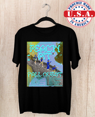 Peach Pit Band Fall Quest Tour USA Cotton T Shirt Full Size S-5XL