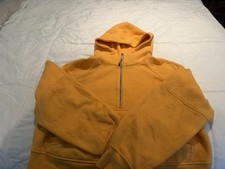 Lululemon Scuba Hoodie Half Zip Tangerine Rare Size Medium. Excellent Condition