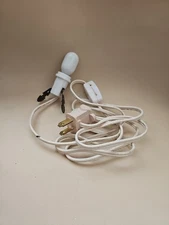 Single Clip In Light Socket Cord Night Light Cord with Switch 58" Multi Plug